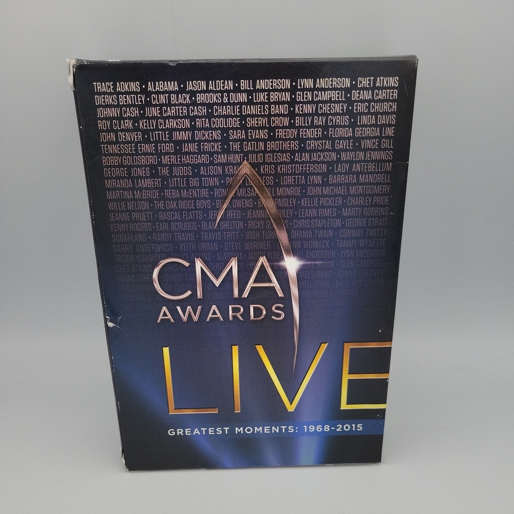 CMA Awards Live Greatest Moments 1968-2015 Time Life 10 DVD Set Country Music